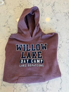 Gildan Maroon Willow Lake Day Camp Hoodie - Kids